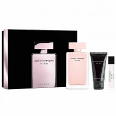 Narciso Rodriguez For Her EDP L 100ML+EDP 10ml+B/L 50ml Set